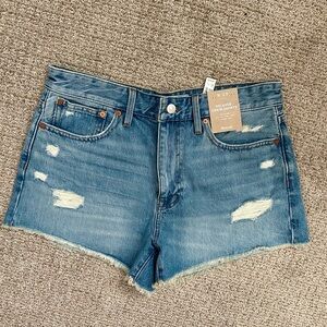 NWT Madewell relaxed denim shorts, sz 29